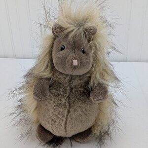 Mary Meyer Fab Fuzz Bristles the Hedgehog Plush 7" Stuffed Animal Sewn Features